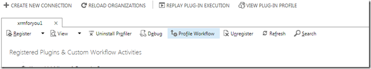 workflow not visible in Profiler in Plugin Registration Tool - Debajit ...