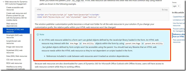 How to get formContext in HTML Webresource in Dynamics 365 - Debajit's ...