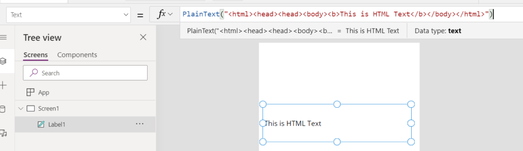 How to remove HTML and XML from a string in PowerApps Canvas apps ...
