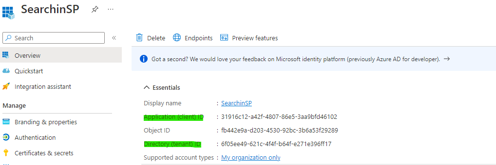 Connect to SharePoint search API from POSTMAN