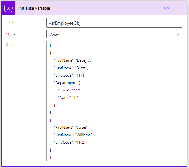 How to check for null or missing object property in Power Automate