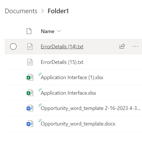 How to get files of a specific type from a SharePoint folder using Power Automate