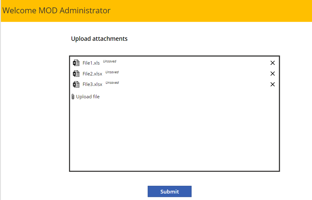 How to upload multiple attachments using Attachment control outside of Form in Power Apps canvas apps